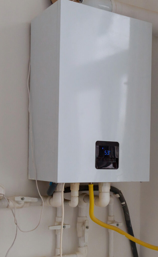 New Boiler on wall